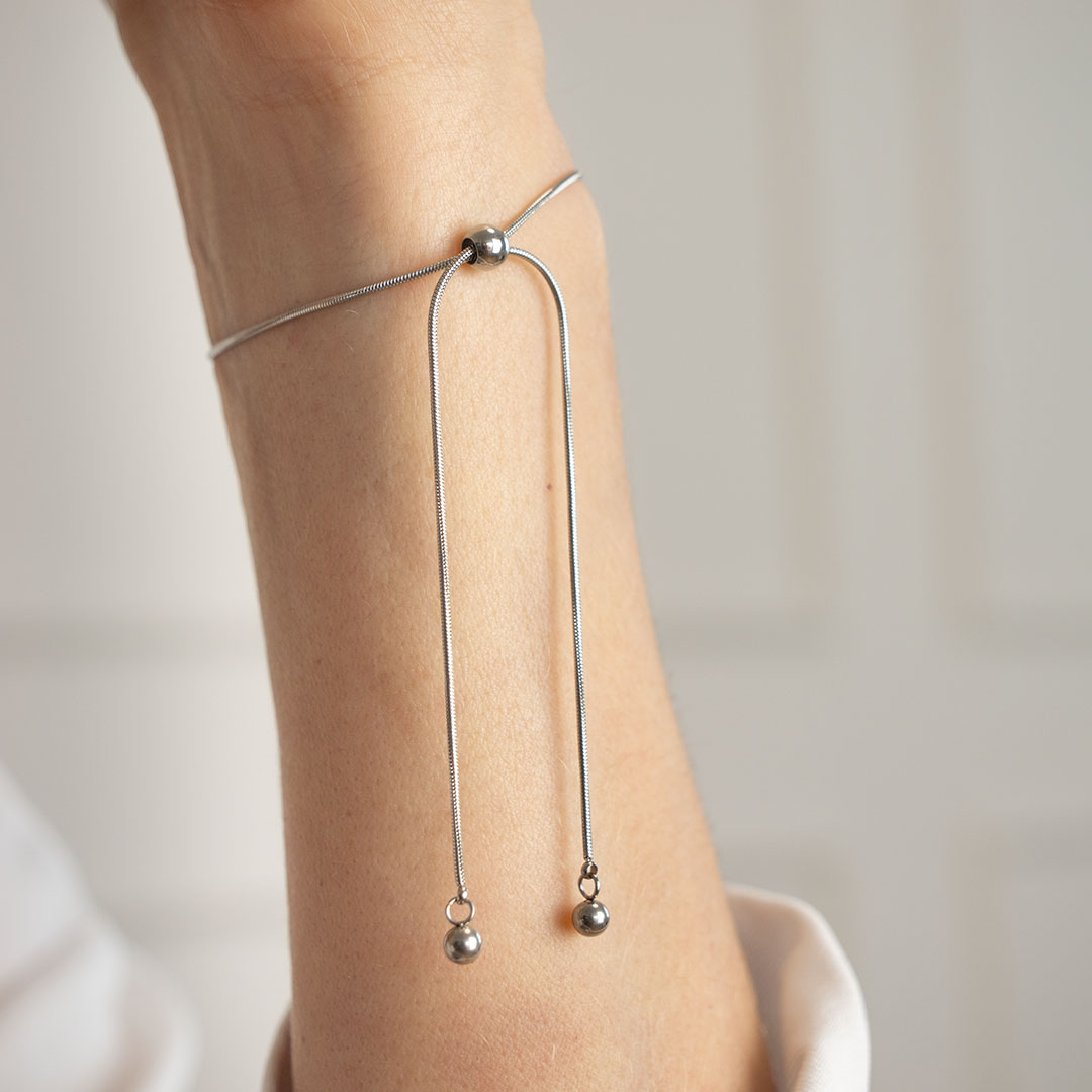 Bransoletka ściągana bez zapięcia