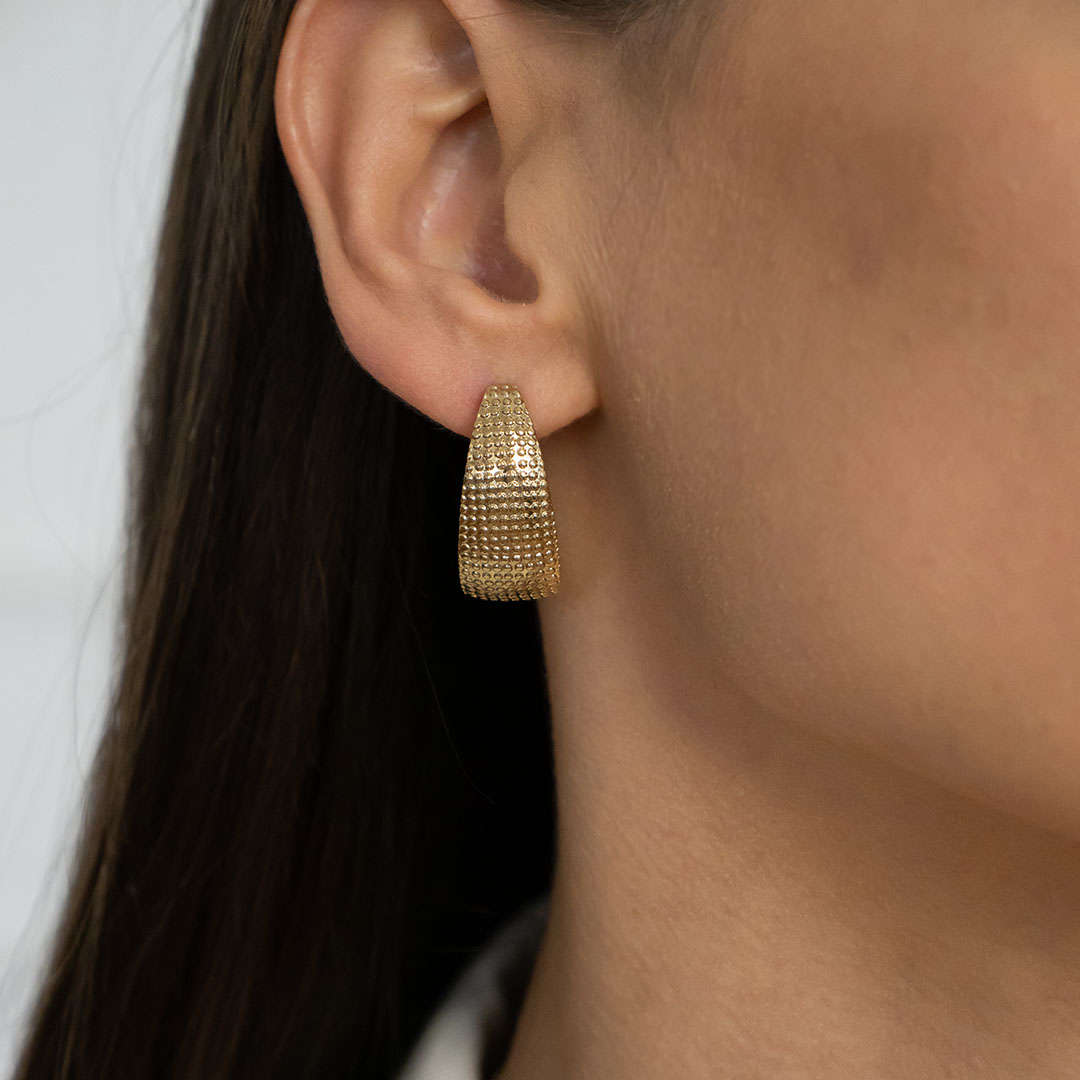 Eleganckie matowe kolczyki wiszące