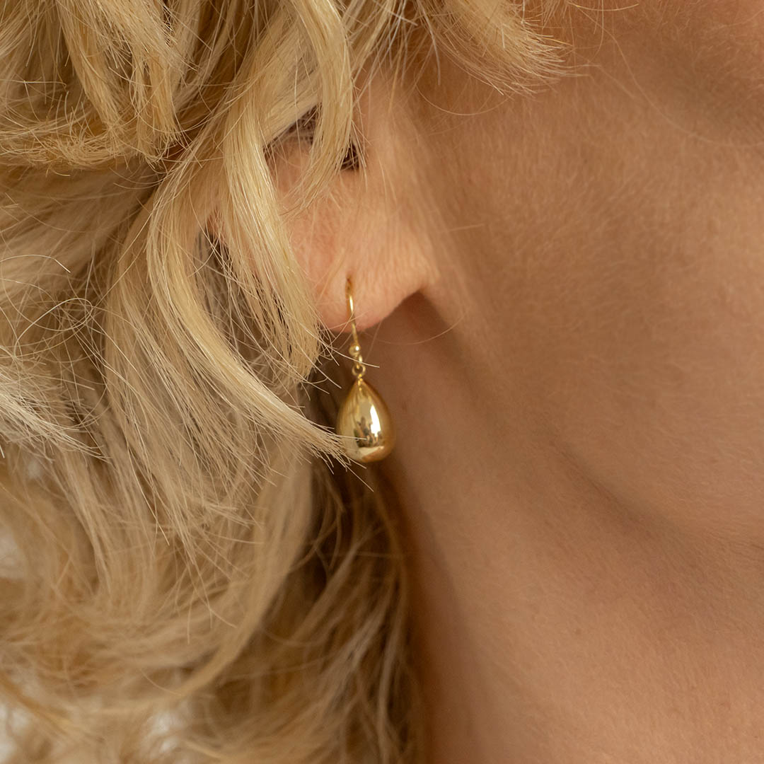 Kolczyki wiszące krople stal szlachetna