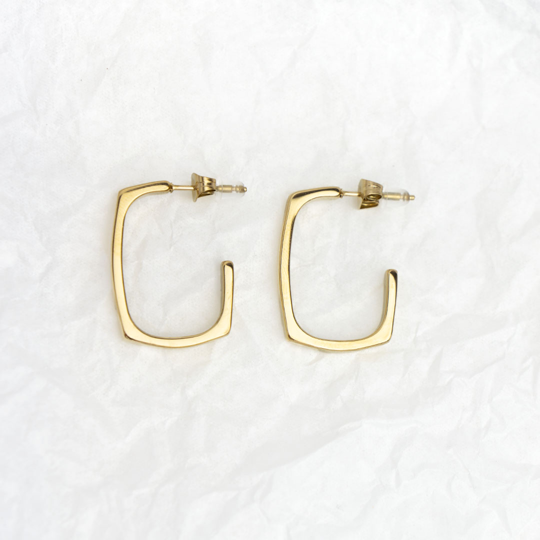 Kolczyki prostokątne