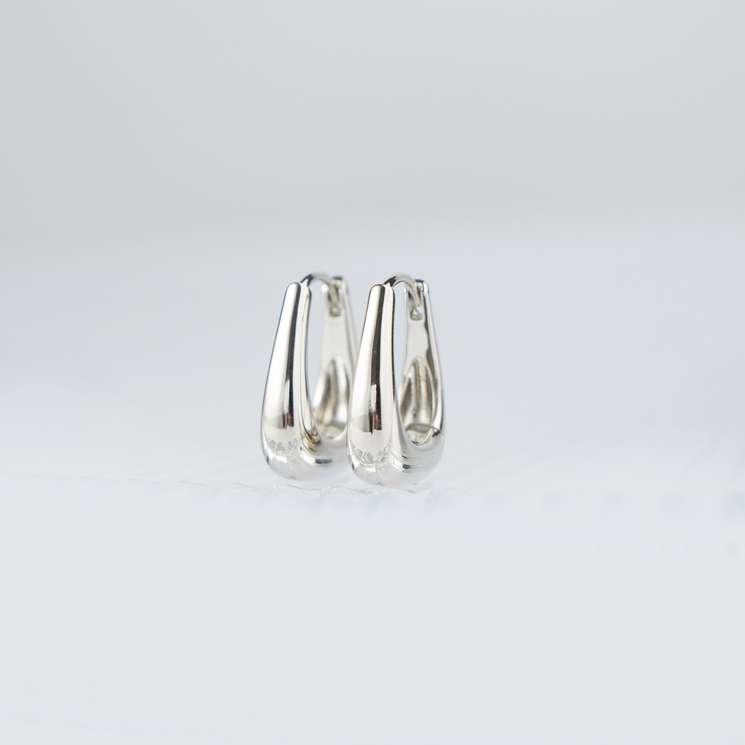 Kolczyki wiszące kropelki 