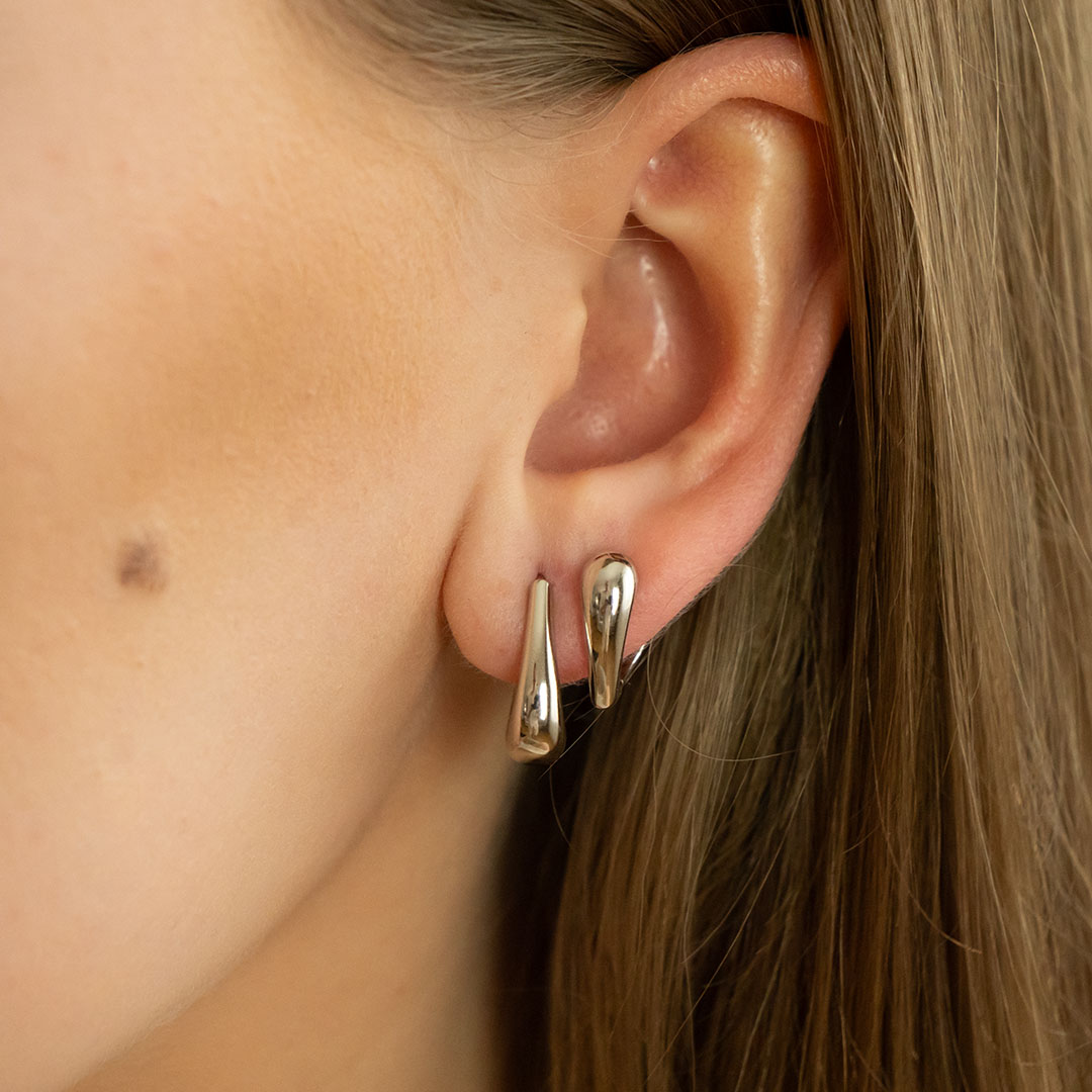 Kolczyki wiszące kropelki 