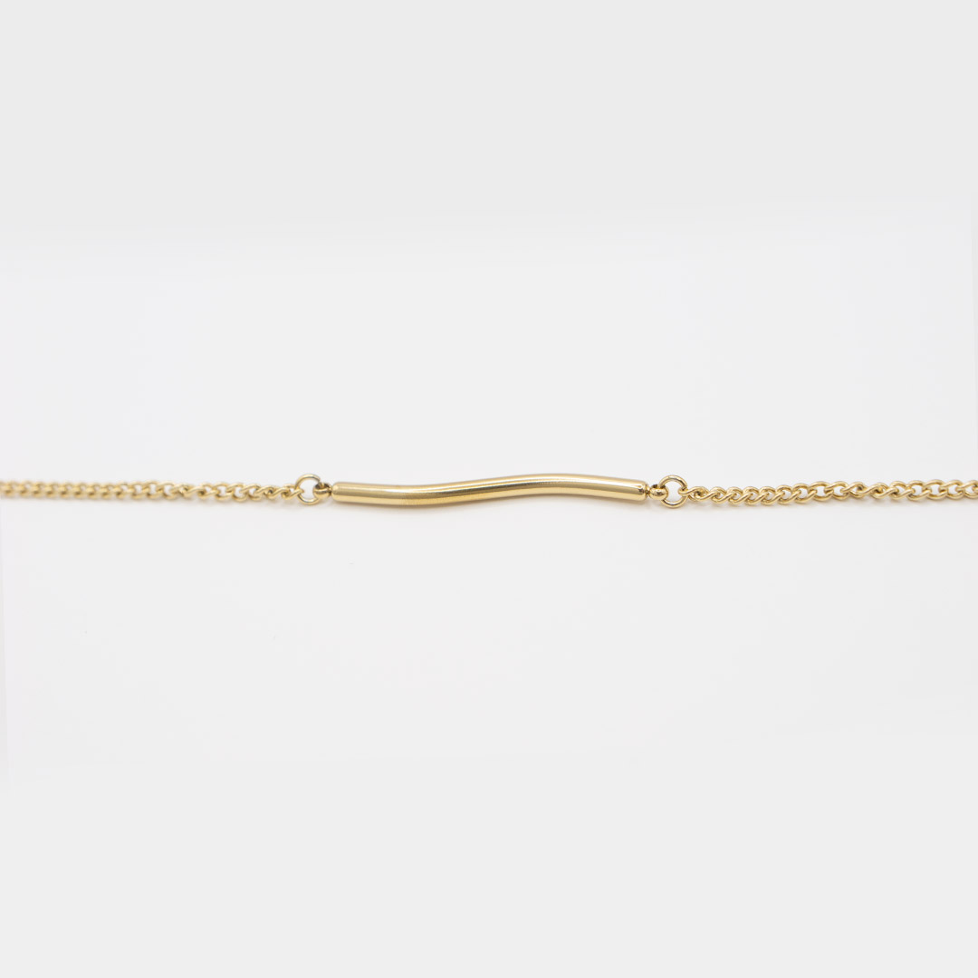 Delikatna bransoletka łańcuszkowa stal szlachetna