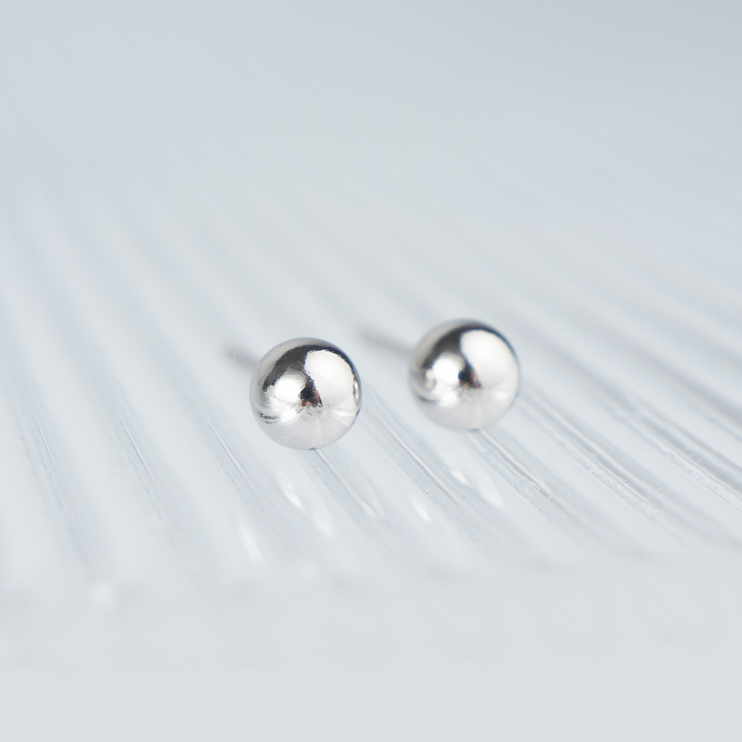 Drobne kolczyki kuleczki 5mm