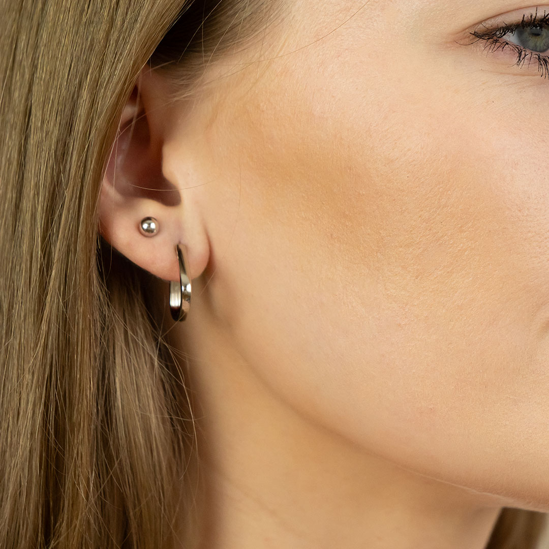 Drobne kolczyki kulki 5mm