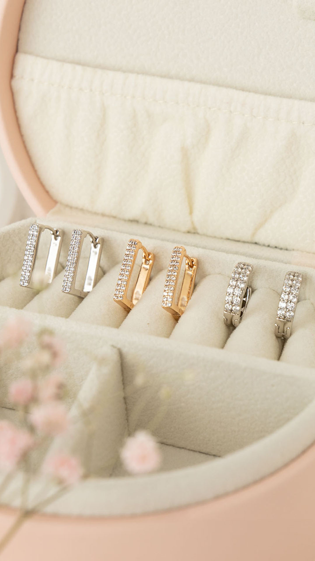 Kolczyki z cyrkoniami