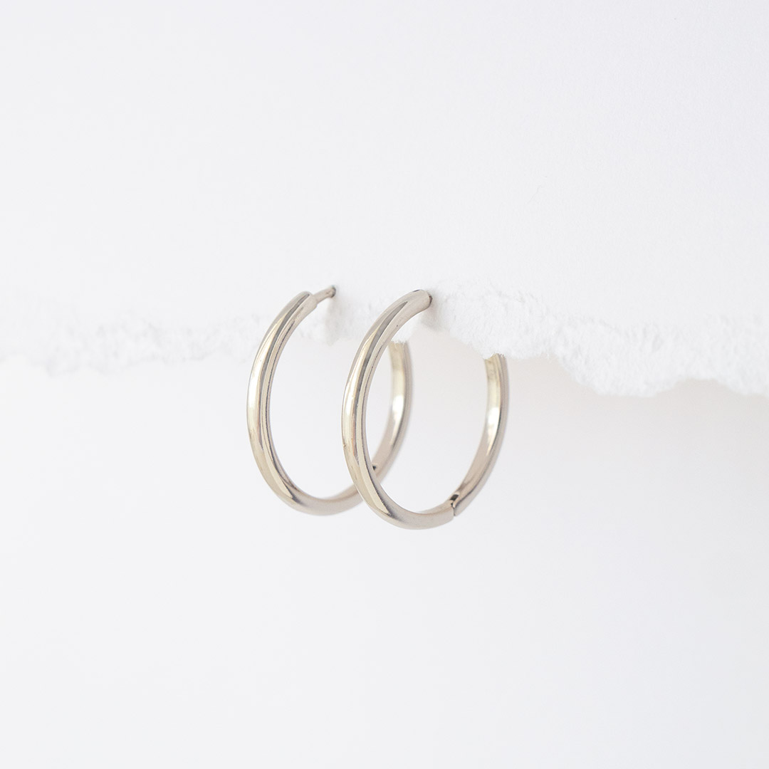 Nieduże kolczyki koła