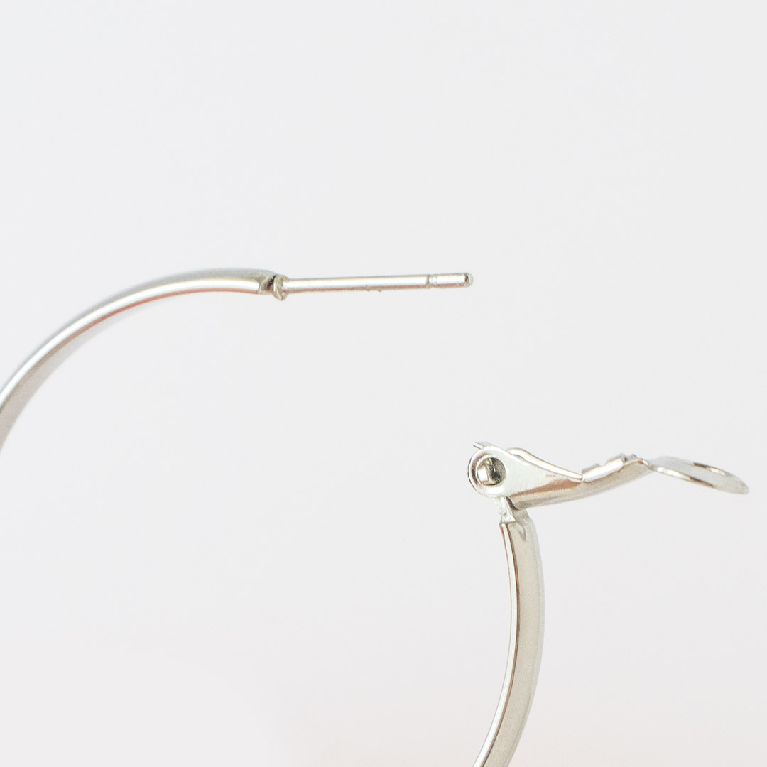 Kolczyki wiszące koła stal chirurgiczna