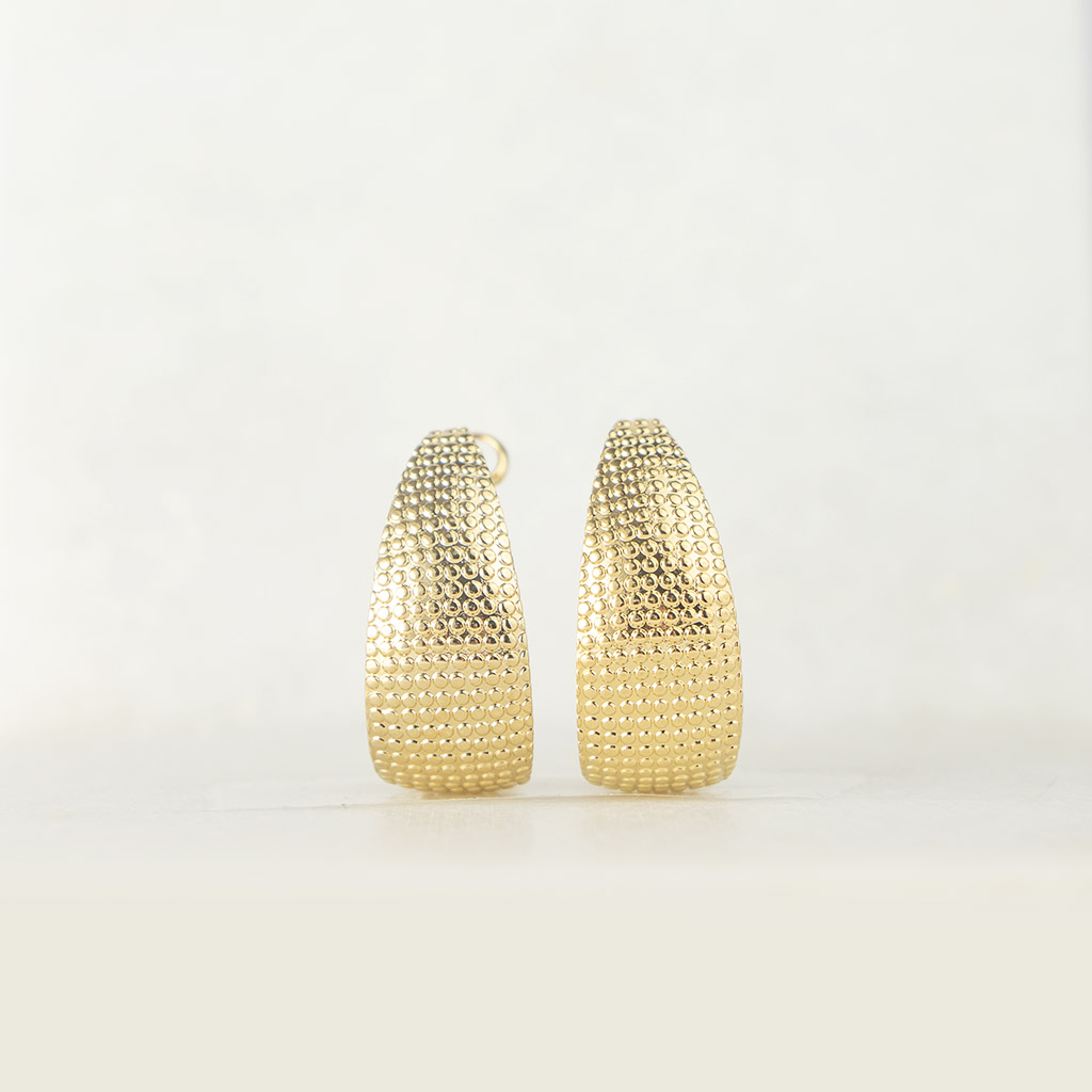 Eleganckie matowe kolczyki wiszące