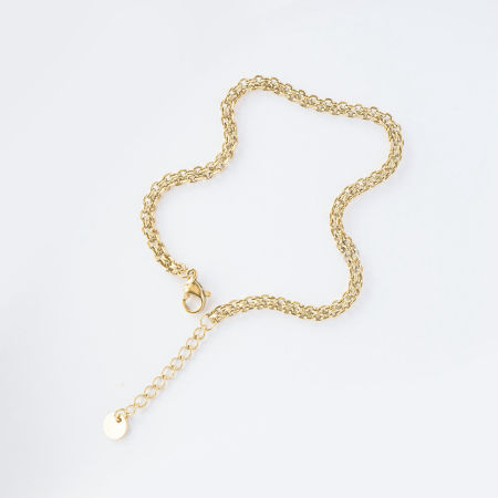 Bransoletka o podwójnym splocie ankier