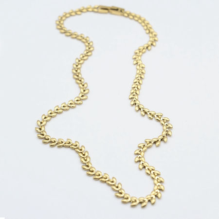 Naszyjnik z motywem listków