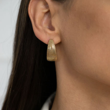 Eleganckie matowe kolczyki wiszące