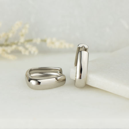 Zaokrąglone kolczyki