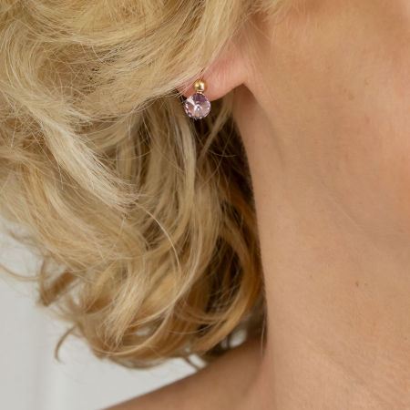 Kolczyki z błyszczącą cyrkonią