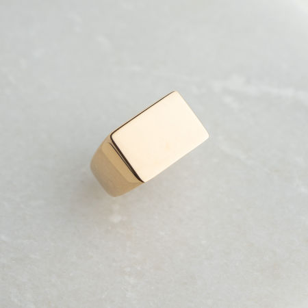 Pierścionek gruby sygnet