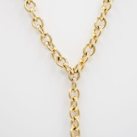 Naszyjnik z grubego łańcuszka