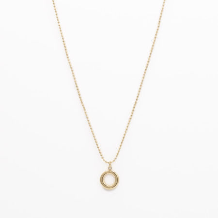Naszyjnik z okrągłą zawieszką