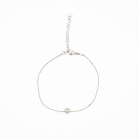 Bransoletka żmijka z kulką