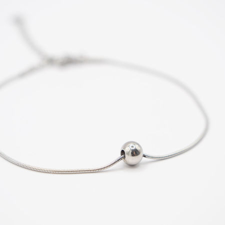 Bransoletka żmijka z kulką