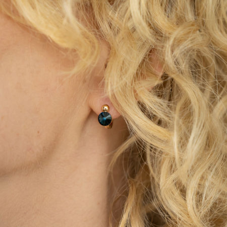 Kolczyki z błyszczącą cyrkonią