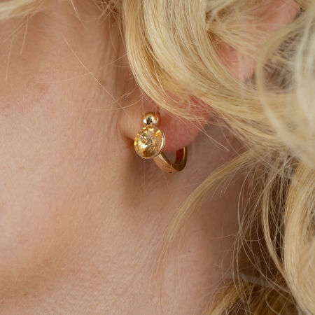 Kolczyki z błyszczącą cyrkonią