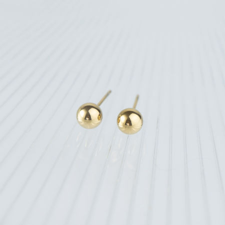 Drobne kolczyki kulki 5 mm