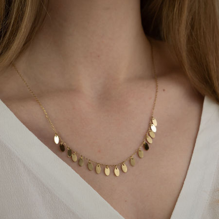 Naszyjnik z zawieszkami łezki