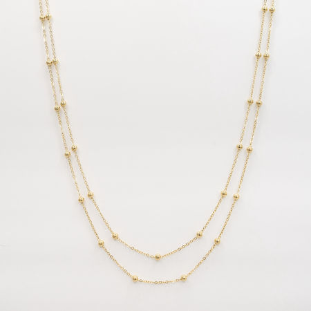 Naszyjnik podwójny z kulkami