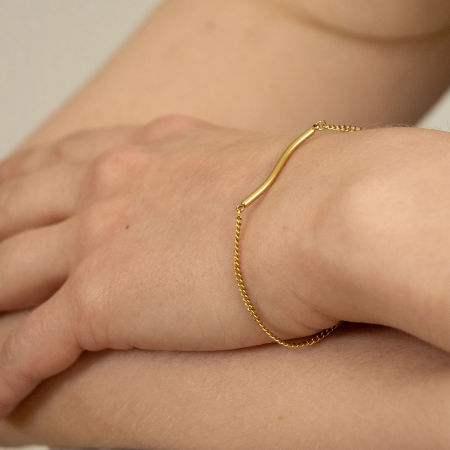 Delikatna bransoletka fala