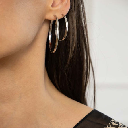 Duże kolczyki koła