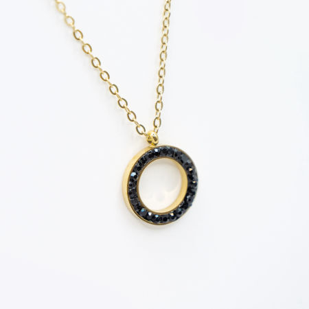 Naszyjnik z okrągłą zawieszką
