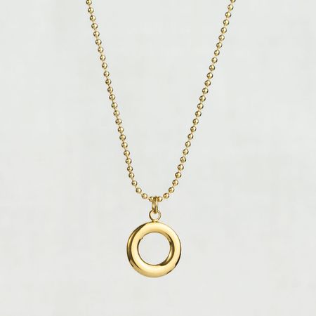 Naszyjnik z okrągłą zawieszką
